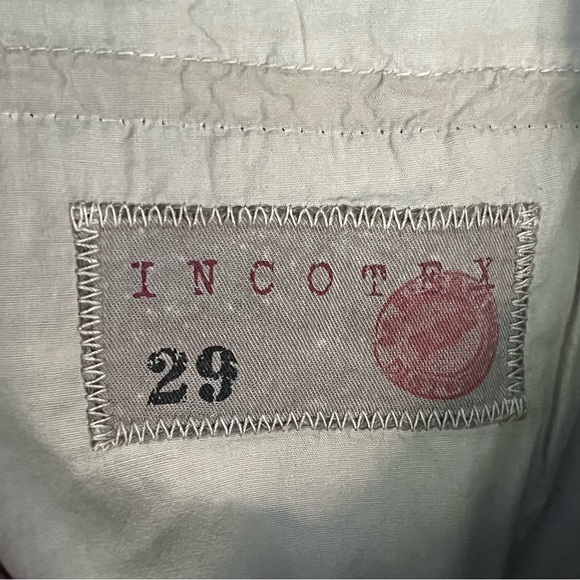 Incotex RED Women's Sz 29x31 100% Cotton BEIGE Straight Leg Chino Khaki Pants - Picture 8 of 16